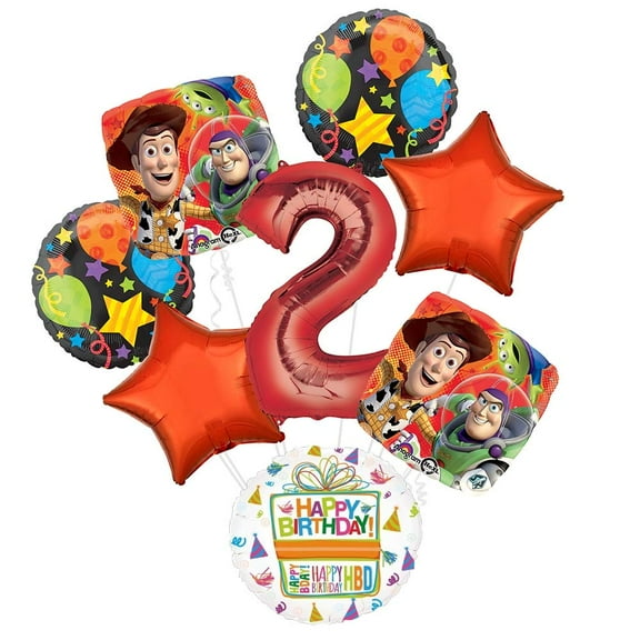 Toy Story 2nd Birthday Party Supplies Balloon Bouquet Decorations