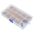 thumbnail image 1 of Decorative Rivets,Crystal Rhinestone Rivets Studs Leather Craft Accessories Rhinestone Rivets User-Friendly Design, 1 of 14