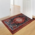 thumbnail image 2 of TWINNIS 2x3 Area Rugs Anti Slip Backing Rugs for Living Room,Washable Rugs Boho Vintage Tribal Area Rugs,Red,2'x3', 2 of 8