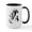 White/Black Inside, variant on CafePress - Bumblebee Mugs - 15 oz Ceramic Large White Novelty Mug