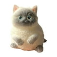 thumbnail image 2 of 3.54" Cats Squeezing Toys, Large Stress Relief Toys, Handmade Cats Fufu Sensory Toys, Cute Soft Cats Designs, Stress Relief Gifts for Office Home Cats Lovers, 2 of 7