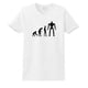 thumbnail image 1 of La evolución de la camiseta terminadora blanca x-grande Gravity Trading Camiseta de manga corta, 1 of 1