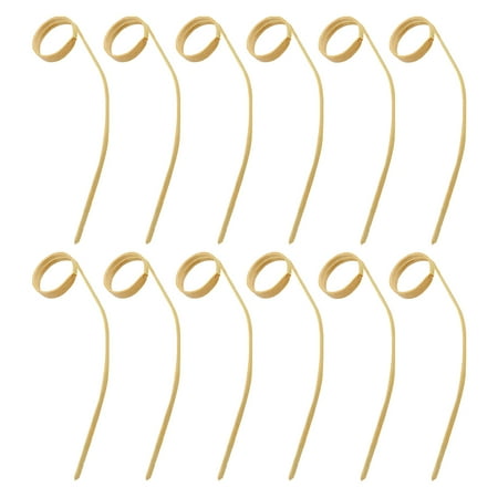 

50PCS Fruit Bamboo Stick Creative Shape Cocktail Pick Appetizer Drink Pick