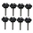 thumbnail image 4 of HEMOTON 10 Pcs Thread Clamping Screws Indoor Hand Knob Replacement, 4 of 7