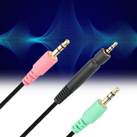 3.5mm Audio Cable, Gaming Headphone Cable For G4ME ONE / For / PC 373D / PC37X GSP350 / 500 / 600 Head-Mounted Gaming Headphones