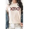 thumbnail image 4 of Plaid XOXO Valentines Day PLUS SIZE Graphic Tee T-Shirt, 4 of 5