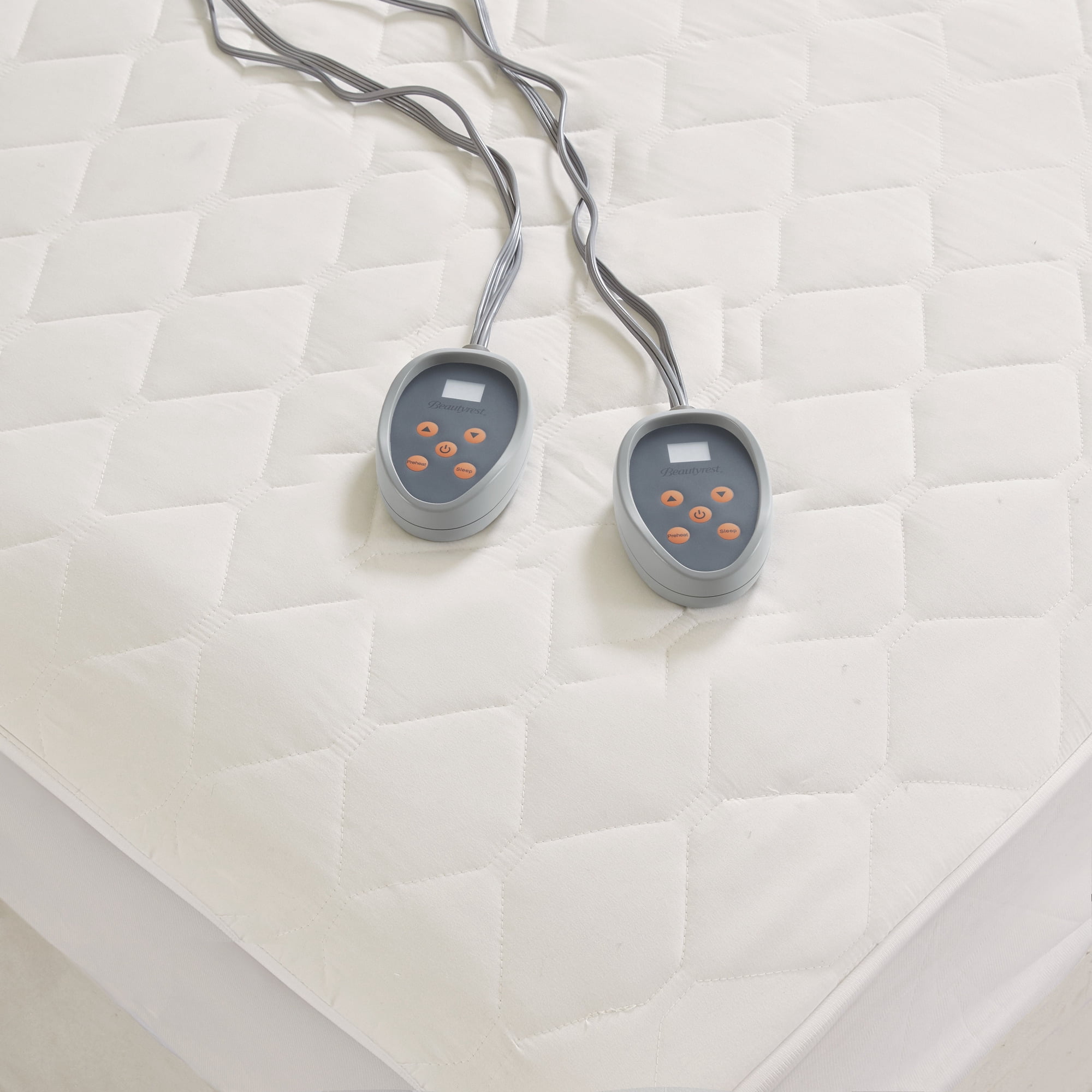 Beautyrest Cotton Deep Pocket Heated Mattress Pad-20 Heat Settings, King