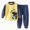 R222-Dark Blue, variant on NOLDARES Toddler Infant Baby Boy Outfits 2pcs Long Sleeve Sweatshirt Tops Tee Casual Joggers Pants Cartoon Print Clothes Clothing Set(Light Yellow,5-6 Y)