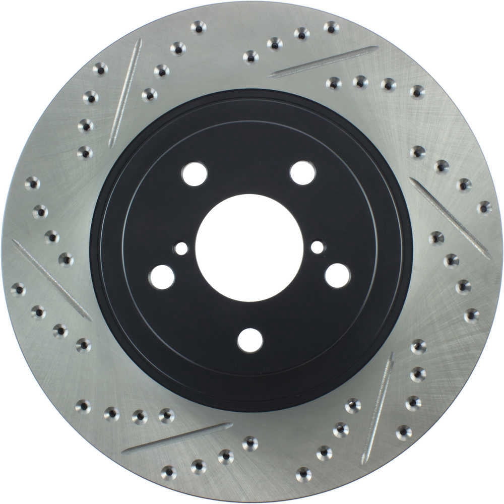 StopTech Slotted & Drilled Sport Brake Rotor Fits select: 2009-2018 SUBARU FORESTER, 2016-2017 SUBARU CROSSTREK