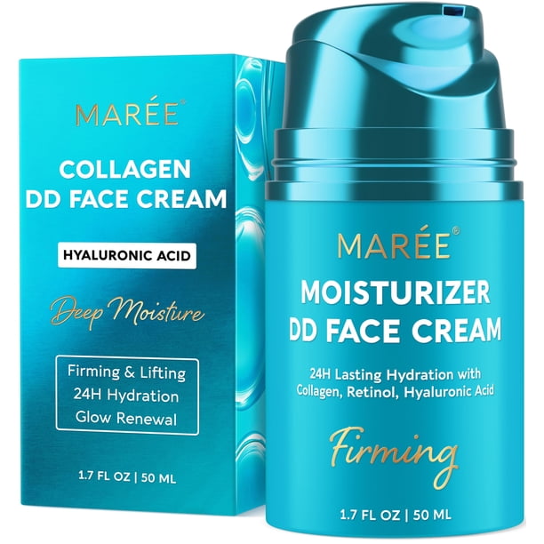 Crema hidratante facial MAREE DD Cream con colágeno y retinol 50 ml