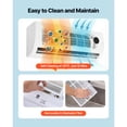 thumbnail image 6 of KFFKFF Mini Split Air Conditioner, 12,000 BTU Cooling / 12,500 BTU Heating, 230V 19 SEER2 Energy-Efficient Inverter System, Quiet Operation, Covers 750 Sq.Ft, Ideal for Home or Office Use, 6 of 9