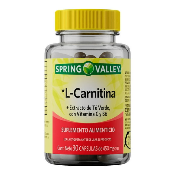 L-Carnitina Spring Valley 450mg 30 capsulas