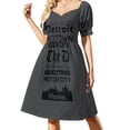 thumbnail image 2 of Detroit Is My Home - Black Edition Sleeveless Dress summer women's suit Woman clothes, 2 of 7