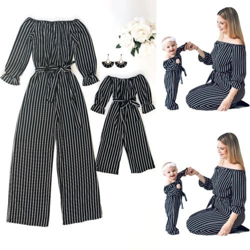 mother daughter matching jumpsuits