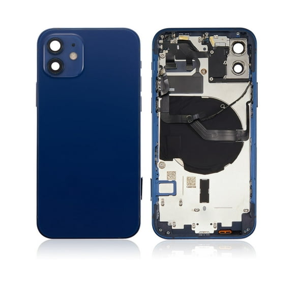 Replacement Back Housing Cover With Parts For Apple iPhone 12 - Blue