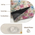 thumbnail image 6 of Round Rug 7Ft Washable Non-Slip, Colorful Floral Circle Area Rugs for Living Room Bedroom, Farmhouse Country Dragonfly Butterfly Flower Indoor Floor Mats Carpet Runner for Home Decor Aesthetic, 6 of 8