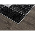 thumbnail image 4 of Lbaiet SL973C57 Black Verena Geometric 5 x 7 ft. Rectangle Area Rug, Black & Gray, 4 of 6