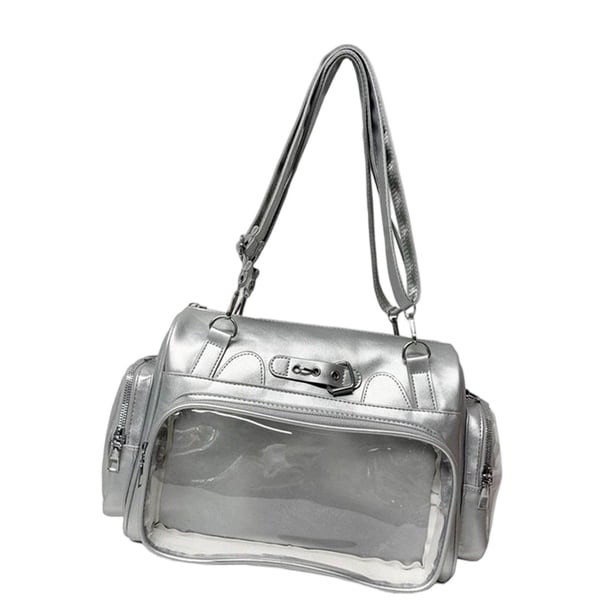 Expositor de alfileres con ventana transparente para bolsos Ita Bag, ideal para cosplay, anime y fiestas de Halloween. Argén