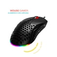 thumbnail image 1 of Mouse GAMER de juego Alambrico con carcasa y Luz LED RGB TITANO TT-MBK-02, 1 of 7
