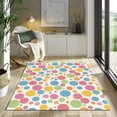 thumbnail image 4 of Area Rug Non-Slip Rug, Art Color Dots Print Carpet, Machine Washable Colorful Rugs For Living Room Non-Shedding Floor Carpet Rugs For Bedroom Dining Room, 4 of 6