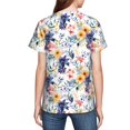 thumbnail image 7 of Wukai Lilies Flowers Youth Unisex Short Sleeve T-Shirt for Boys, Girls, Teens, and Kids-X-Small, 7 of 7