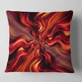 thumbnail image 2 of Designart Red Infinity Illustration - Abstract Throw Pillow - 18x18, 2 of 5