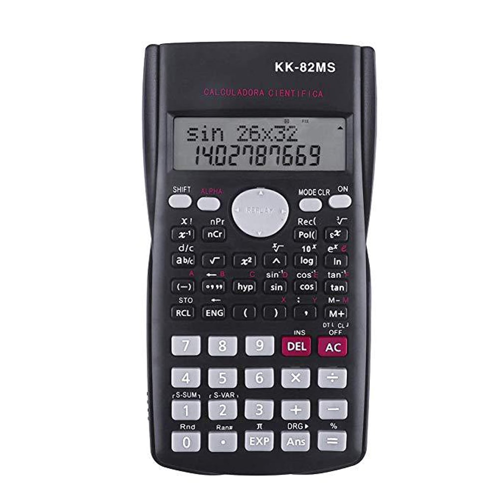 SagaSave 12 Digit Electronic Calculator Scientific Calculator LCD Display Black