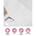 thumbnail image 6 of Purple Flowers Kitchen Dish Towels for Drying Dishes Set of 3, Weeping Spring Floral Truck Butterfly Wooden Waffle Weave Microfiber Hand Tea Bathroom Towels Quick Dry & Absorbent Towel 12x12, 6 of 7