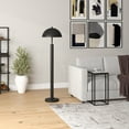 thumbnail image 4 of Evelyn&Zoe York 58" Tall Floor Lamp with Metal Shade, Blackened Bronze, 4 of 6