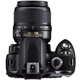 yo Oral colchón Nikon D40 Black 6.1 MP Digital SLR Camera Kit with AF-S DX Zoom-NIKKOR  18-55mm f/3.5-5.6G ED II lens & 2.5" LCD - Walmart.com