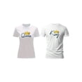 thumbnail image 2 of Playera En Duo Para Parejas De Queen y King 14 De Febrero San Valentin Color Blanco Talla Grande Marca Emil SaEs, 2 of 4