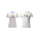 thumbnail image 2 of Playera En Duo Para Parejas De Queen y King 14 De Febrero San Valentin Color Blanco Talla Chica Marca Emil SaEs, 2 of 4