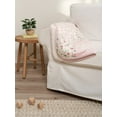 thumbnail image 5 of Modern Moments By Gerber Baby & Toddler Girl Super Soft Patchwork Blanket, Light Pink, 5 of 12