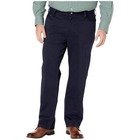 POLO RALPH LAUREN Men's Big & Tall Stretch Classic Fit Sateen Jeans Style Pant NVY 42Tx36