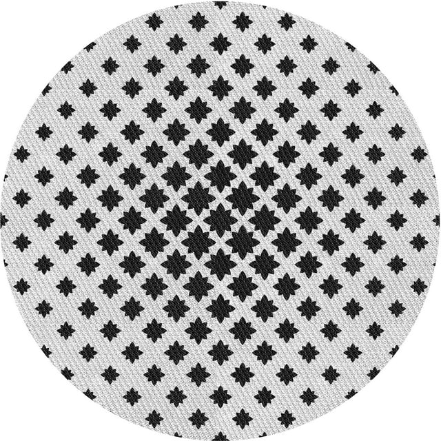 Ahgly Company Machine Washable Indoor Square Transitional Platinum Gray Area Rugs, 3' Square