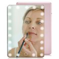 thumbnail image 1 of Makeup Mirror Rechargeable Lighted Vanity Mirror Cosmetic Mirror with Pouch, 1 of 10