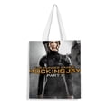 thumbnail image 1 of The Hunger Games Bolso de tela con estampado de lienzo para mujer, bolsa de compras reutilizable y estética, con cremallera interior, regalo para mujer,40*45cm., 1 of 6