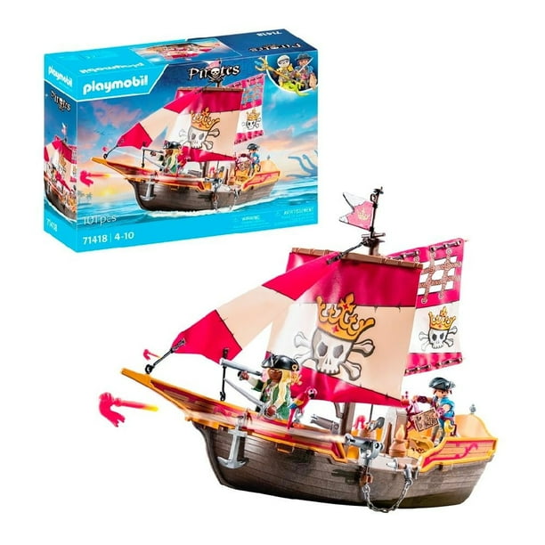 Playmobil Barco De Piratas Juguete Set De Juego Playmobil Pirates - Main Image