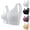12# White, variant on Front Closure Bras for Older Women Gathering Plush Size Bras Thin Cup Wireless Bras Full Coverage T-Shirt Bralettes White 58