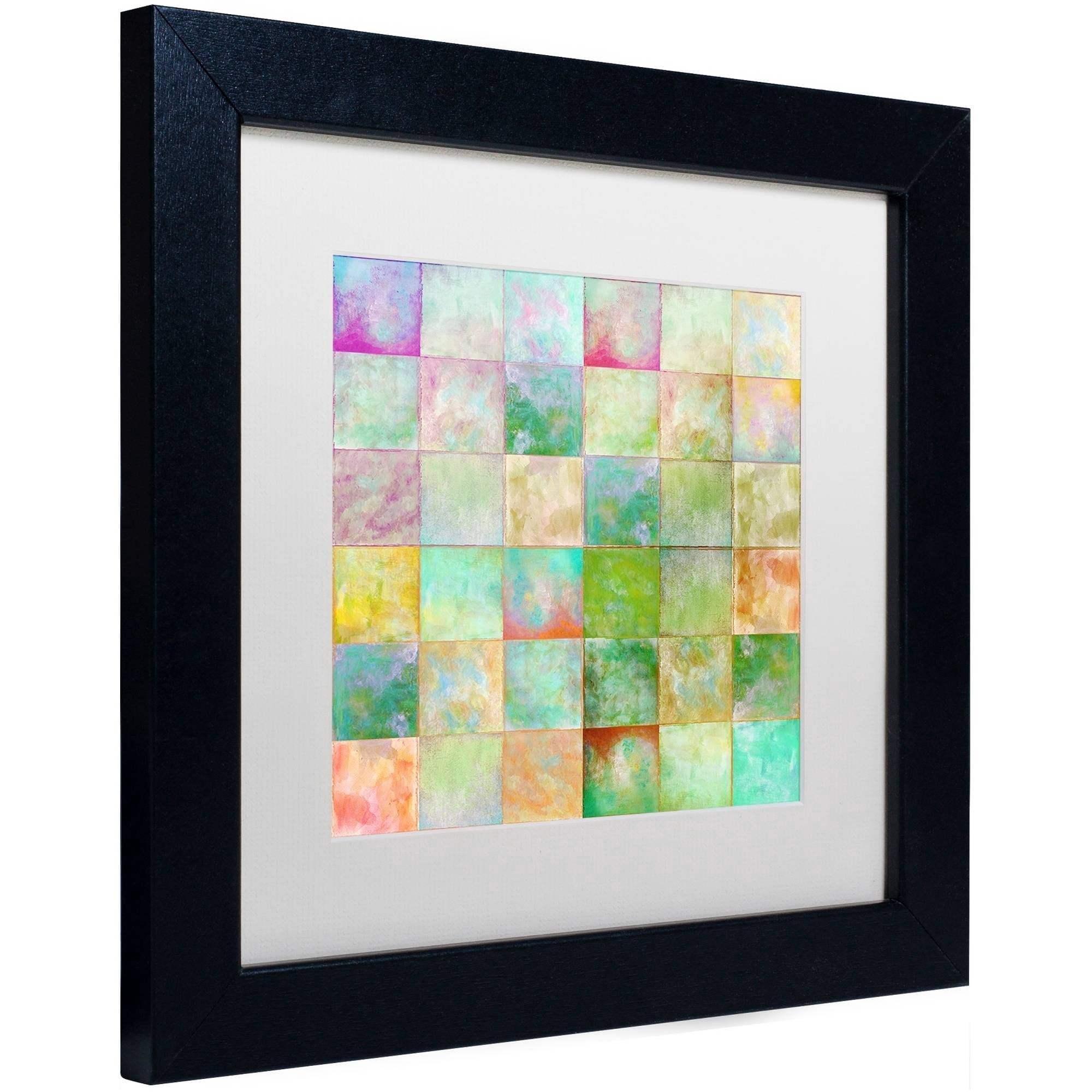 Trademark Fine Art "Paintbox" Canvas Art by Color Bakery White Matte, Black Frame