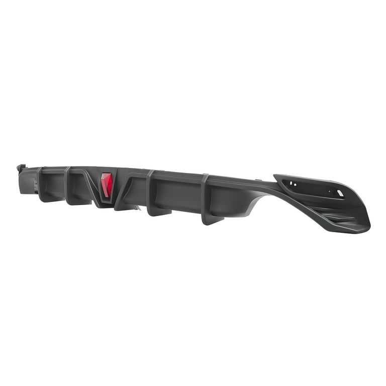Rear Bumper Diffuser With LED Light For 2018-2024 Toyota Camry - Glossy Black Rear Lip Spoiler