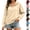Beige hoodie, variant on Quarter Zip Hoodies for Women Long Sleeve Half Zip Pullover Sweatshirt Loose Fit Fall Hoodie