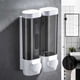 thumbnail image 5 of Inteprter Dispensador de fluidos de 300ML, contenedor de Gel de rellenable, botella de prensa para colgar en la pared, reutilizable para el hogar, Juegos de accesorios de baño Oro 1 PC Inteprter HA071891-04, 5 of 6