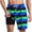 #03, variant on Busydd Beach Shorts for Men with Built in Underlayer Fashion Hawaiian Print Knee Length Summer Shorts Elastic Waist Drawstring Casual Shorts with Pockets XL
