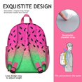 thumbnail image 5 of Compact Cute Backpack with Watermelon Print, Lightweight Summer School Bag, Stylish and Fresh for Everyday, 5 of 6