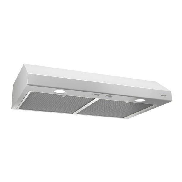 Broan Glacier 30Inch Convertible Range Hood, White