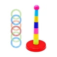 thumbnail image 2 of Juego de lanzamiento de anillos, juego de férula para niños, rompecabezas, juguete de fiesta, juego de jardín de infantes, juego de lanzamiento de pla 18 círculos, 2 of 10