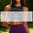 thumbnail image 3 of vdgthytj Sports Bra for Women Wireless Crewneck Striped Ribbed Underwear Support Push-Up Gym Workout Racerback Bras(X-Large,Hot Pink), 3 of 6
