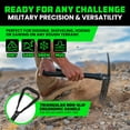 thumbnail image 6 of HAPOO 18.5-inch Mini Folding Shovel High Carbon Steel, Portable Lightweight Outdoor Tactical Survival Foldable Mini Shovel, Entrenching Tool, Camping, Hiking, Digging, Backpacking, Car Emergency, 6 of 9