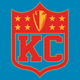 thumbnail image 3 of Kansas Shield Women's V-Neck T-shirt Champions Game Day Fantasy Football K.C. Fan, 3 of 7